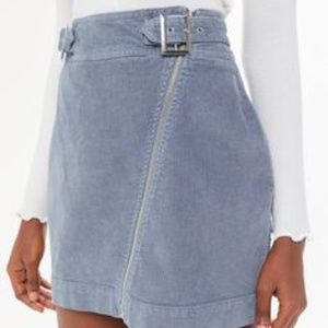 Urban Outfitters Sky Blue Corduroy Skirt